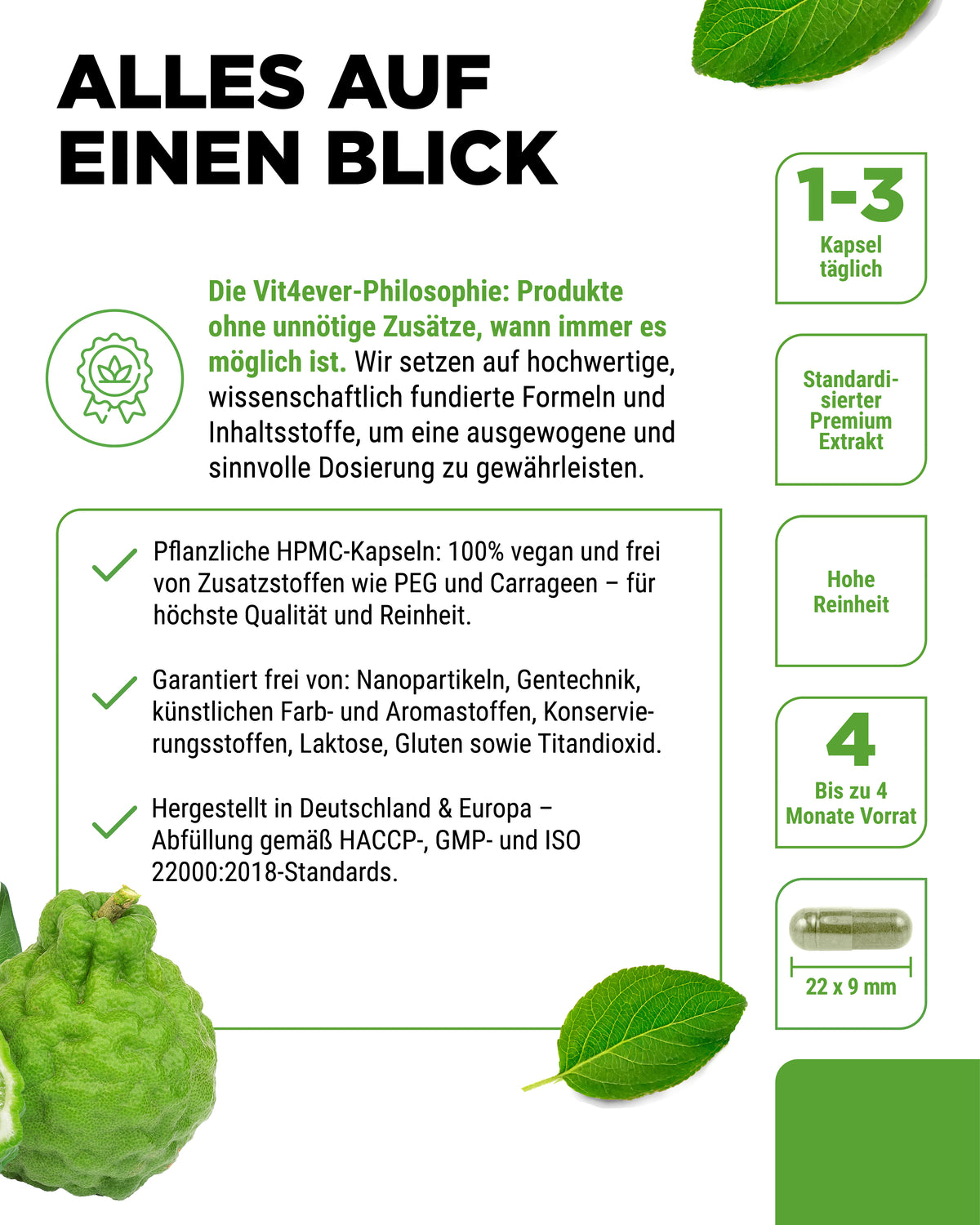 Citrus Bergamot, 30% polifenoli - 120 capsule