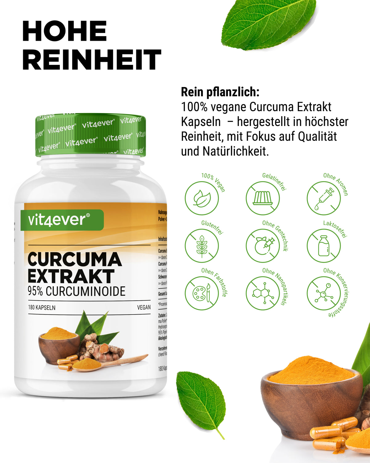 Estratto di Curcuma Intenso - 180 capsule