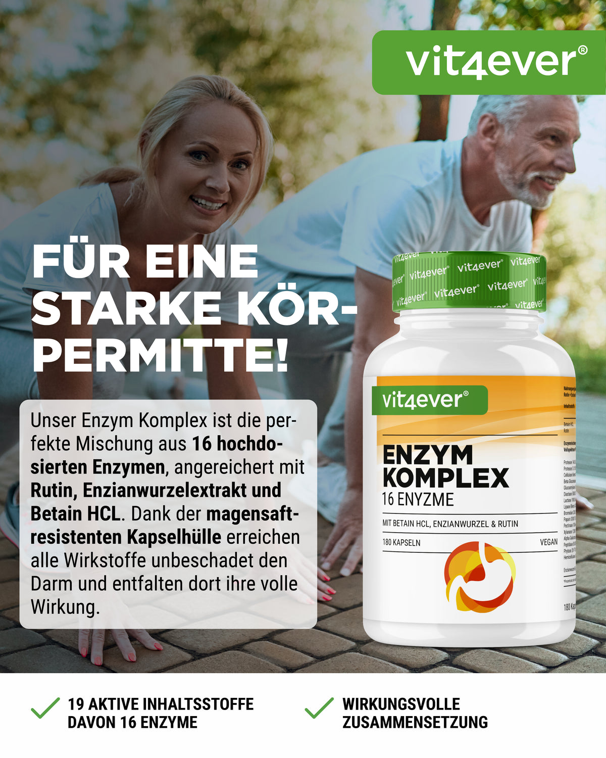 Enzym Komplex - 180 Kapseln