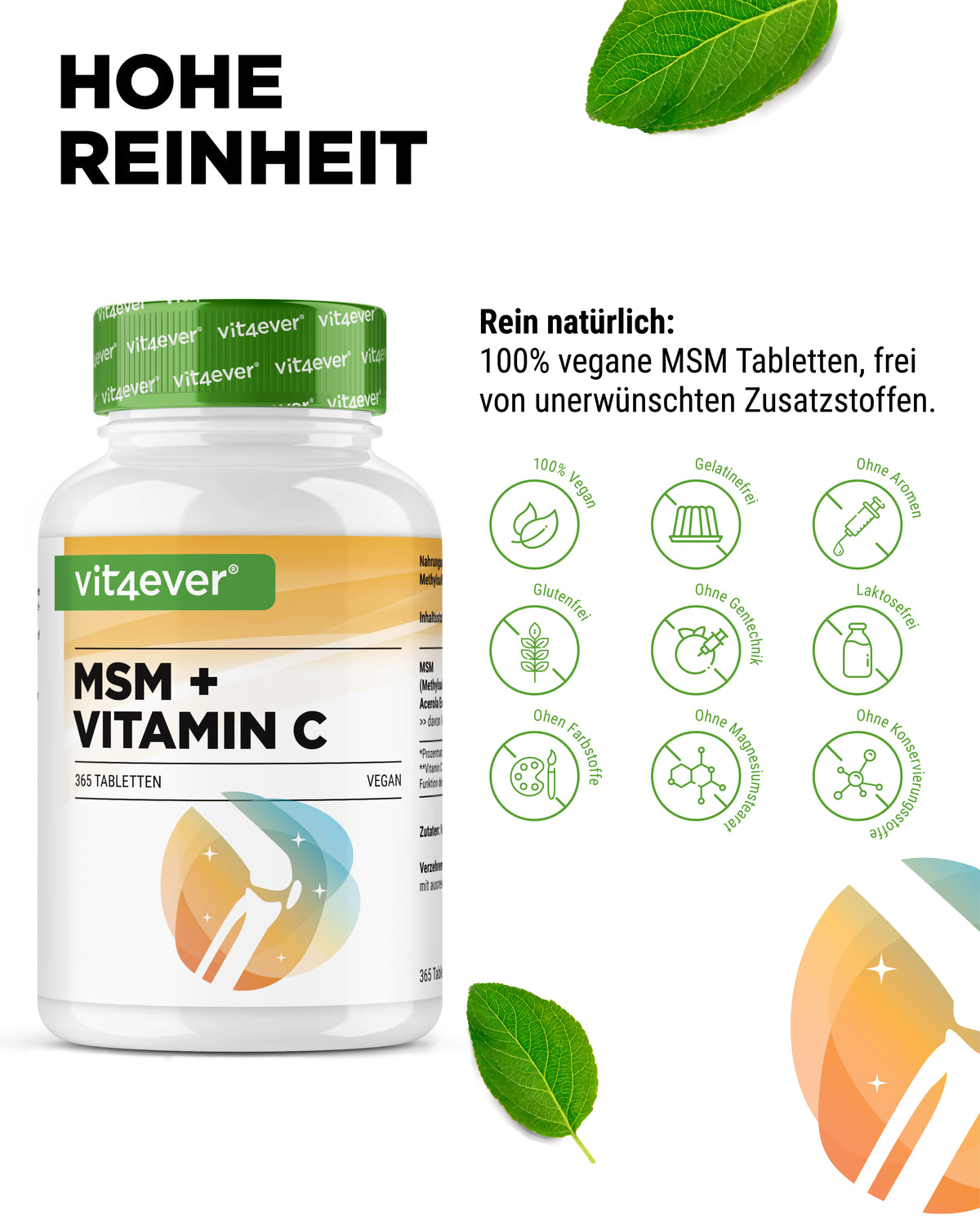 MSM + Vitamin C  - 1000mg