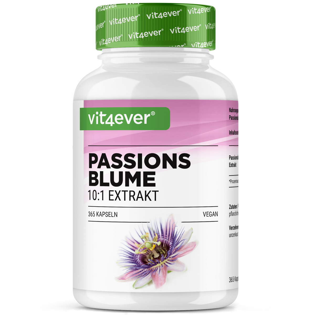 Passiebloem Extract - 365 capsules