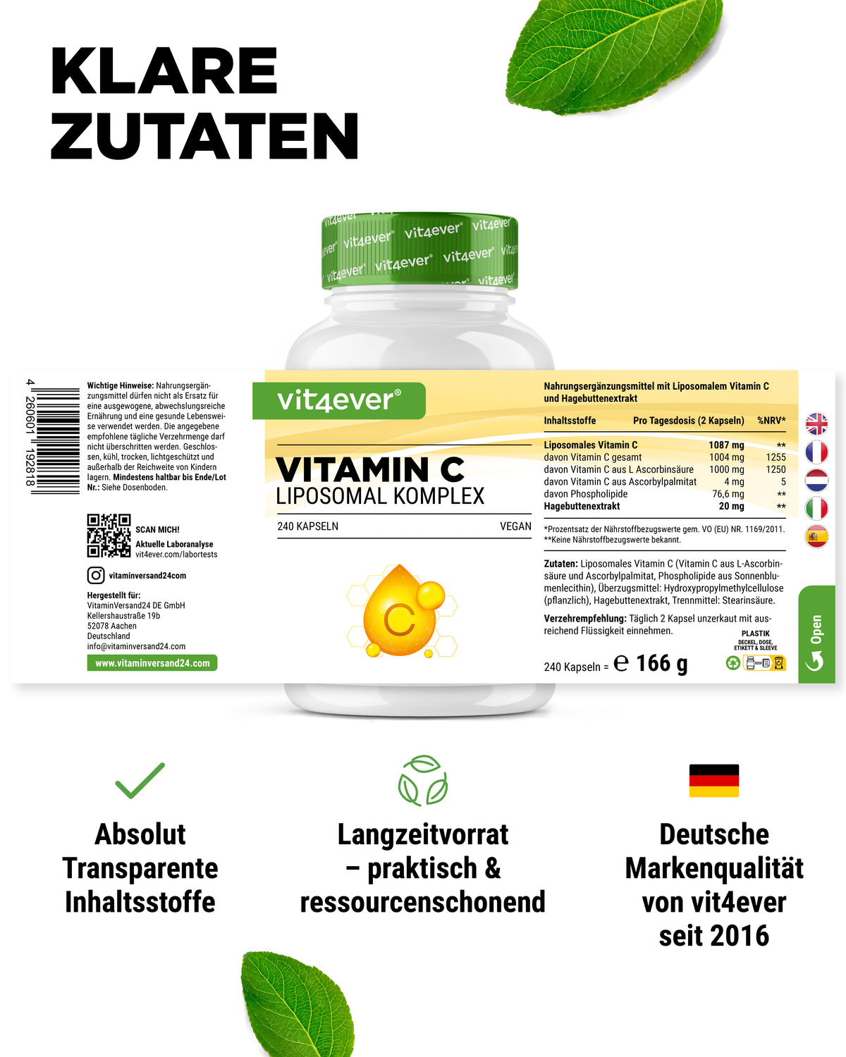 Liposomales Vitamin C